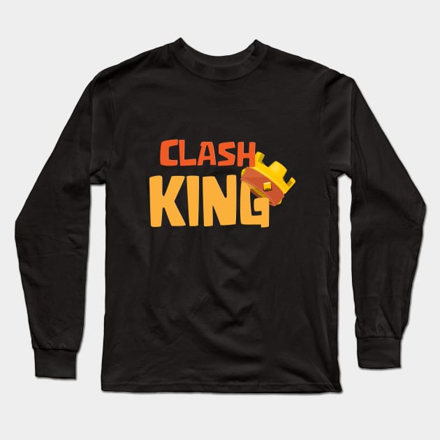 Clash King Long Sleeve T-Shirt by Marshallpro